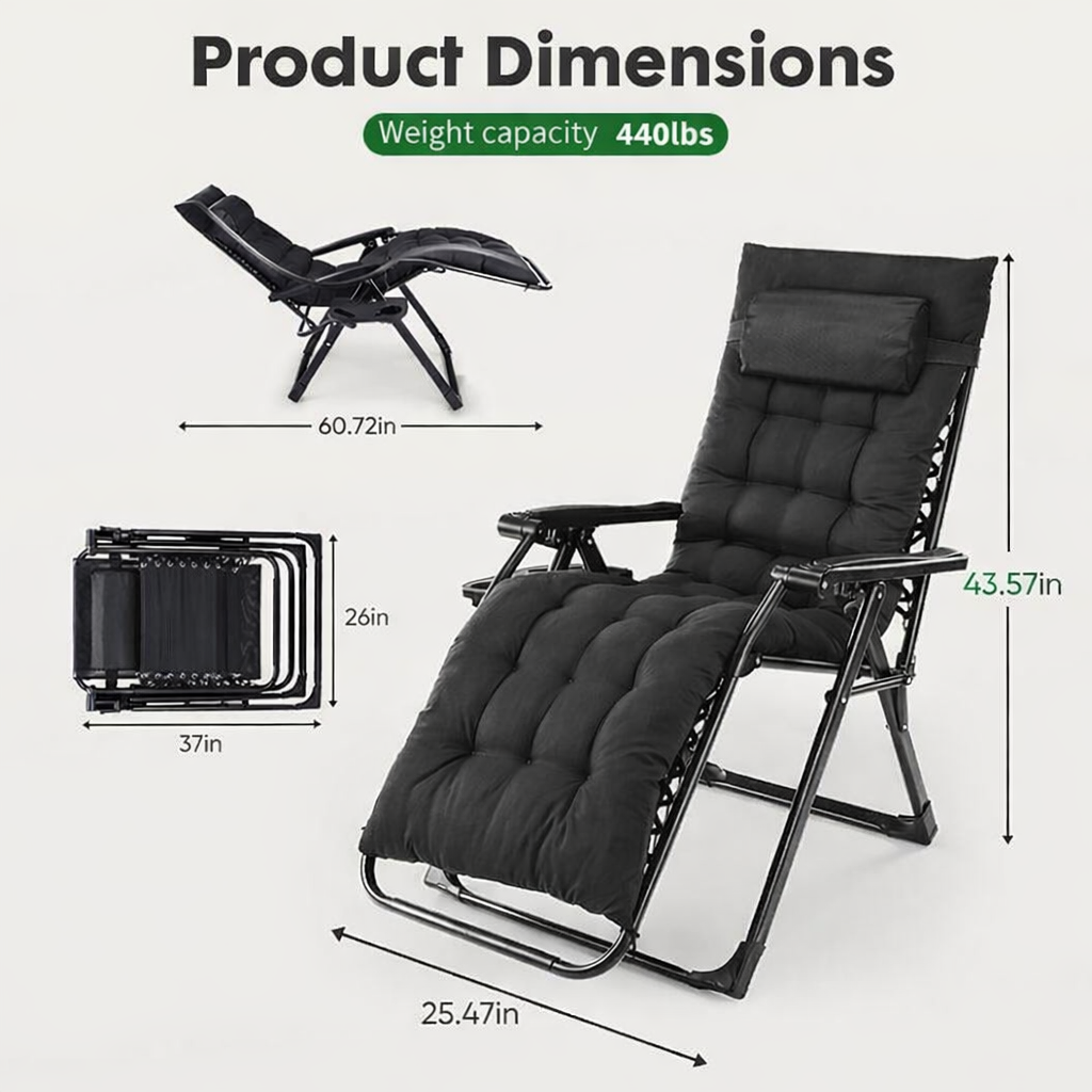 RidgeRest™ Zero Gravity Chair